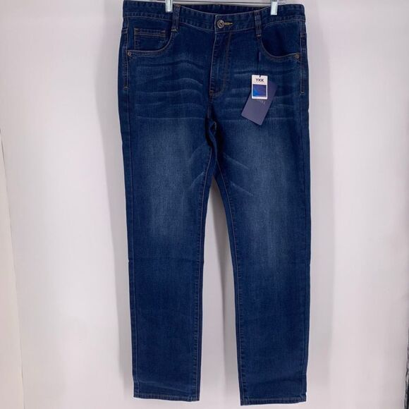 Camel Slim Straight Leg Jeans Medium Blue Wash - Picture 1 of 5